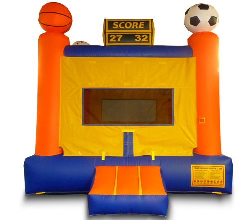 4*4m Moonwalk pvc cheap bouncy castle inflatable bouncer jumper