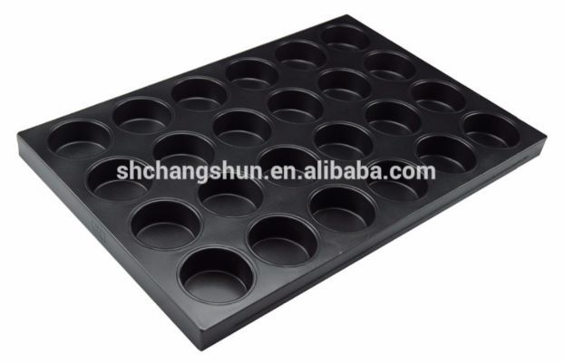 Custom Silicon Coating Non-stick Al Steel Bread Muffin Pastry Pan Factory Direct