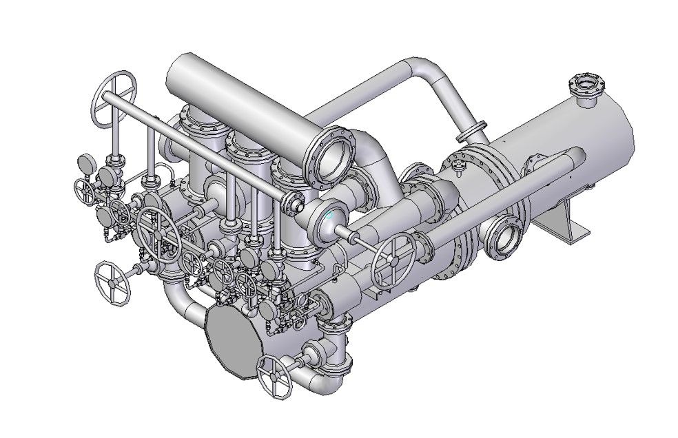 Multi Stage Steam Jet Vacuum Systems 