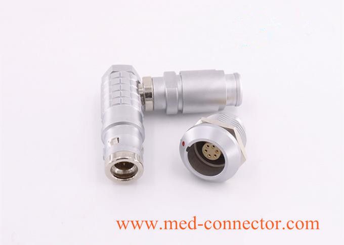 Metal Elbow90Â° Push-pull connector comaptible Lemo FHG plug