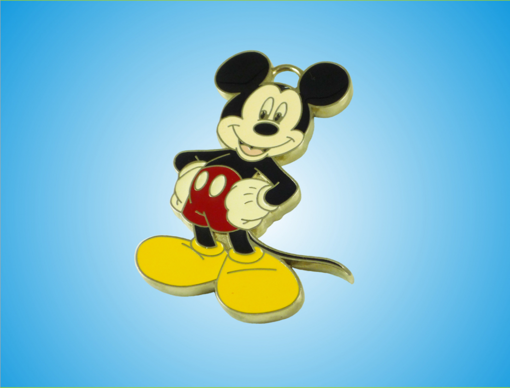 Mickey Mouse Alloyed Metal Keychain