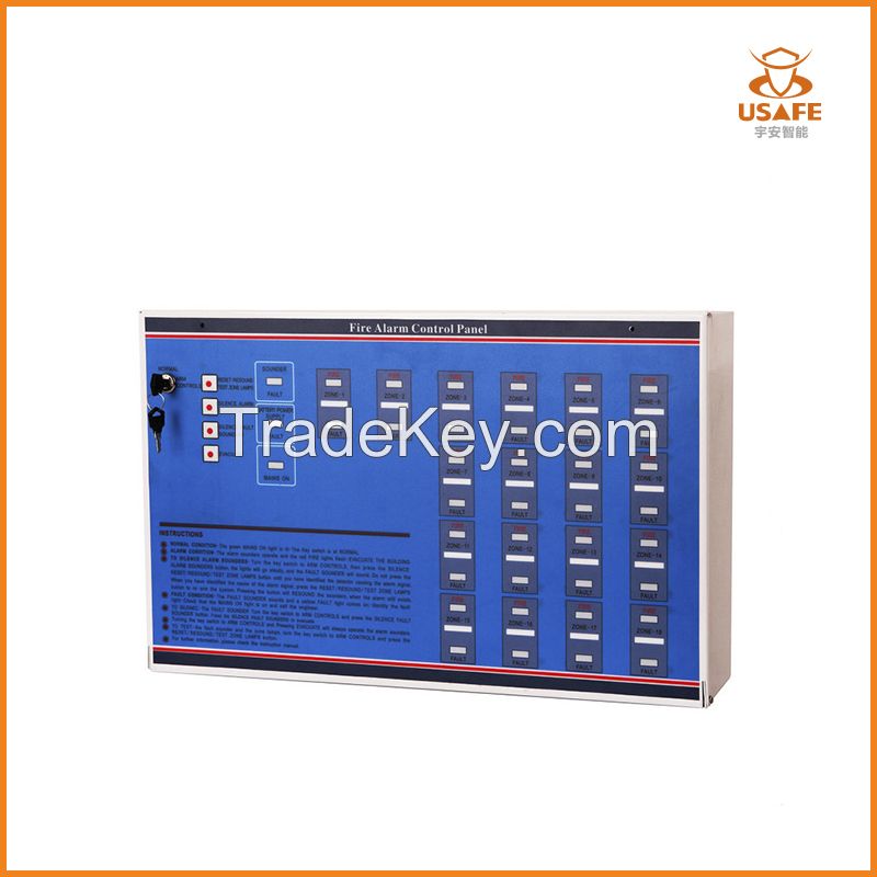 2-18 Zones Conventional Fire Alarm Control Panel for Fire Alarm System 