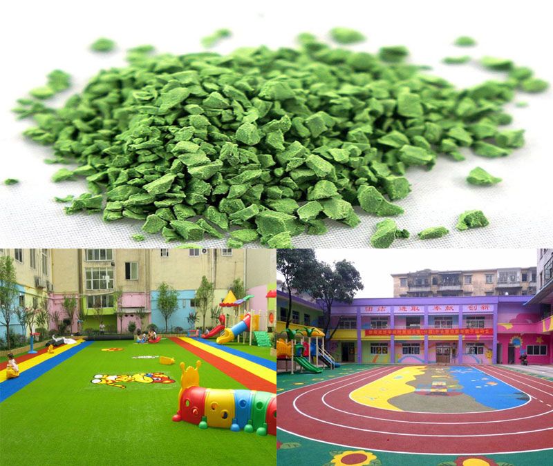 EPDM rubber granules price/rubber playground surface for kids outdoor playground