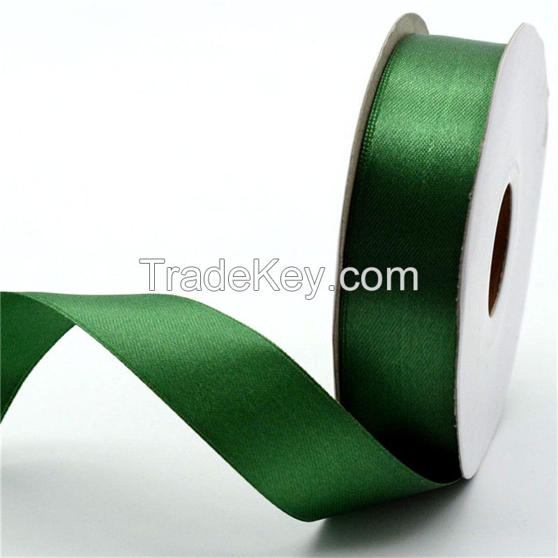 2'both side customized  satin woven ribbon for gift packaging