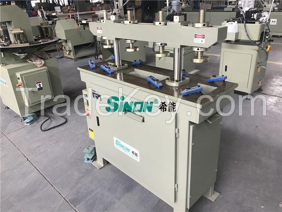 Sinon Brand Double Column Aluminum Window And Door Punching Machine