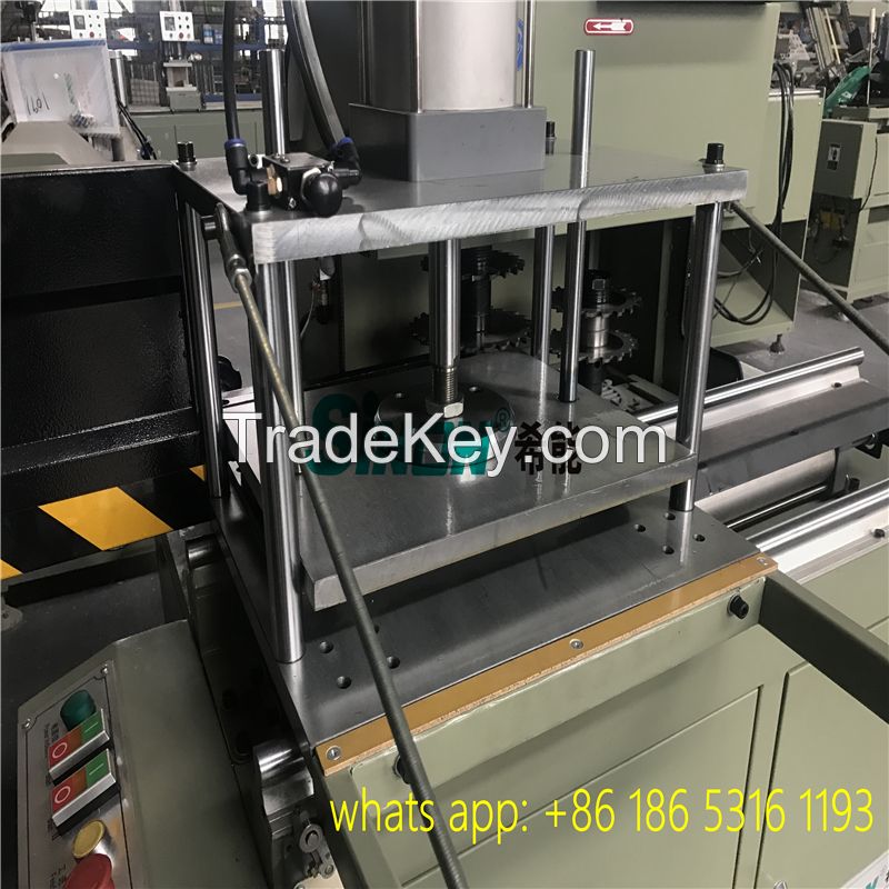 middle type aluminum and pvc profile end milling machine for windows