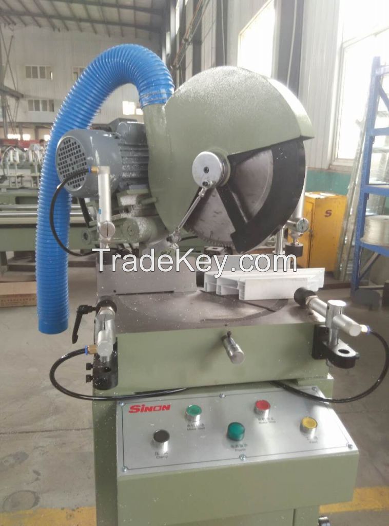 single head upvc window and door cutting machine