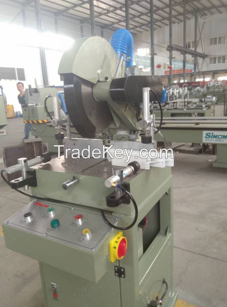 single head upvc window and door cutting machine