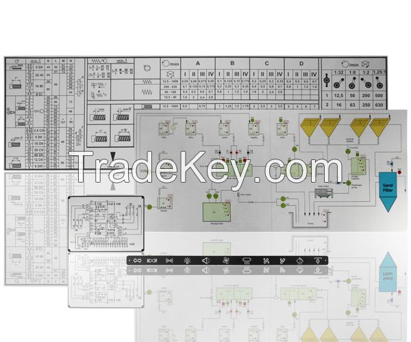 Anodized aluminum mimic panels