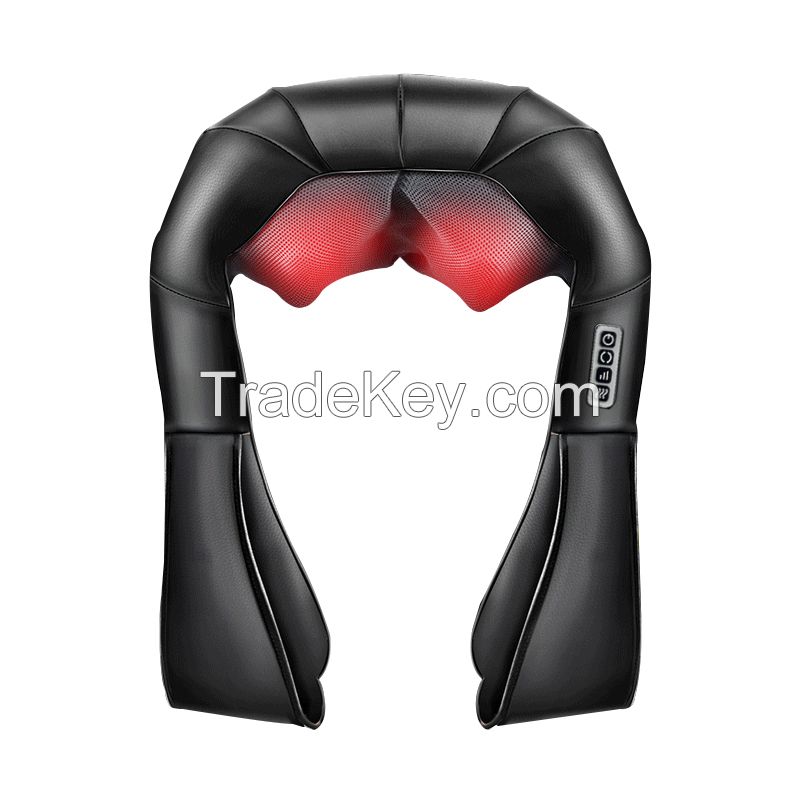 Hot Sale Shiatsu Neck Back Shoulder Massager with Heat