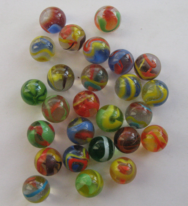 glass marbles