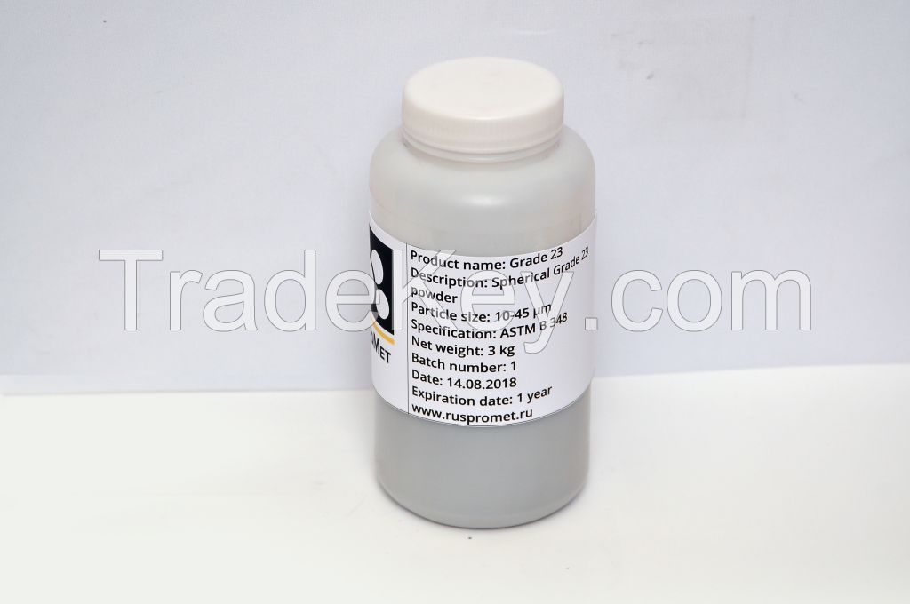 Ti 6AL4V Titanium Alloy Powder Grade 23 for 3D Printing