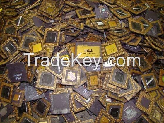 Cpu Ceramic Processor Scrap (486 &amp; 386 CPU SCRAP)