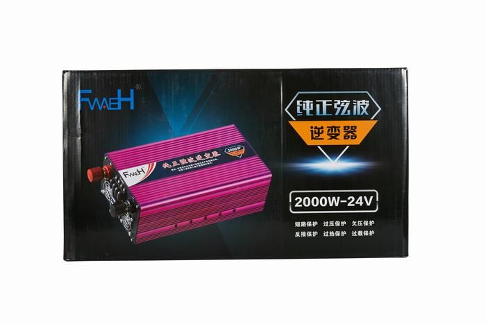 Power Bright 24V DC to 220VAC 2000 Watt Power Inverter