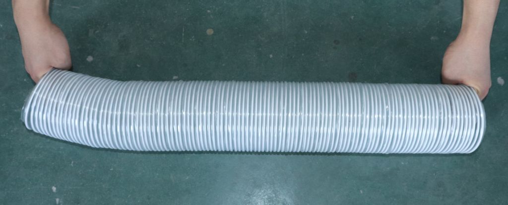 PVC transparent steel wire ventilation pipe with inner diameter of 100