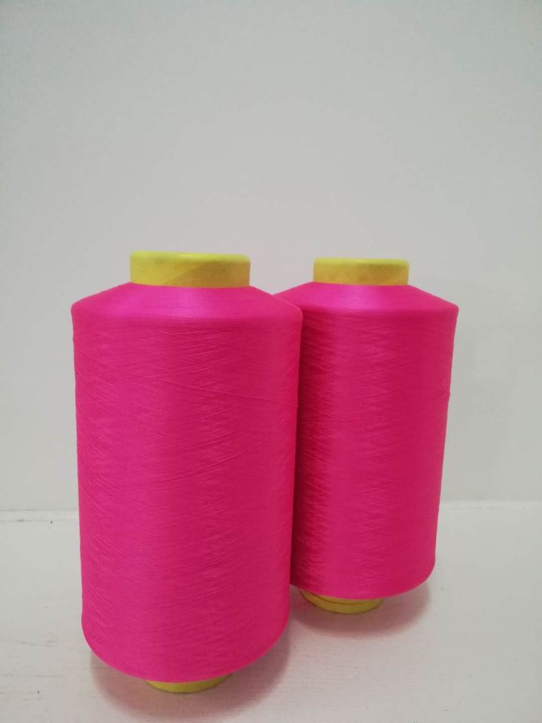 high quality DTY Free samples filament recycled polyester dyed yarn150/48 colorful dyed yarn made from bottles