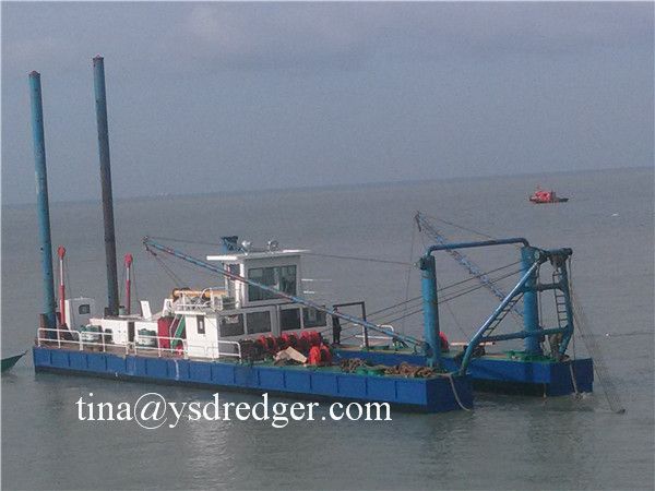 Chinese mud cutter suction dredger for hot sale.