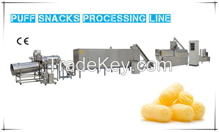 Continuous Crispy Dental Care  Approved ISO Approved  Puff Snacks Extruder