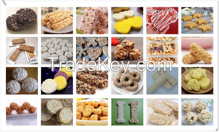2018 china Automatic Continuous Crispy Dental Care New Stainless Steel Cereal Bar Forming Machine