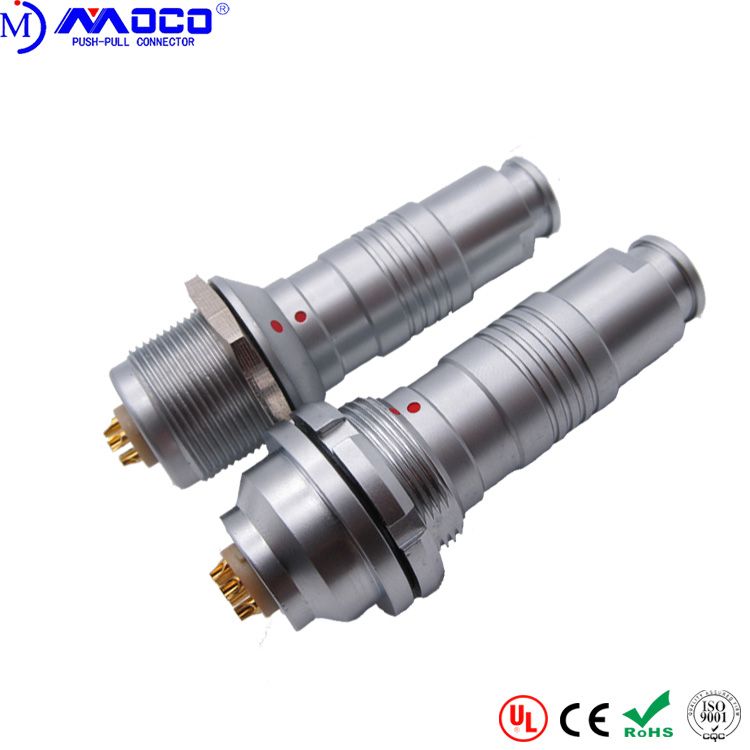 K series 2-26 pin circular push pull waterproof connectors