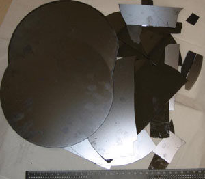 Silicon Wafers, Whole &amp; Broken