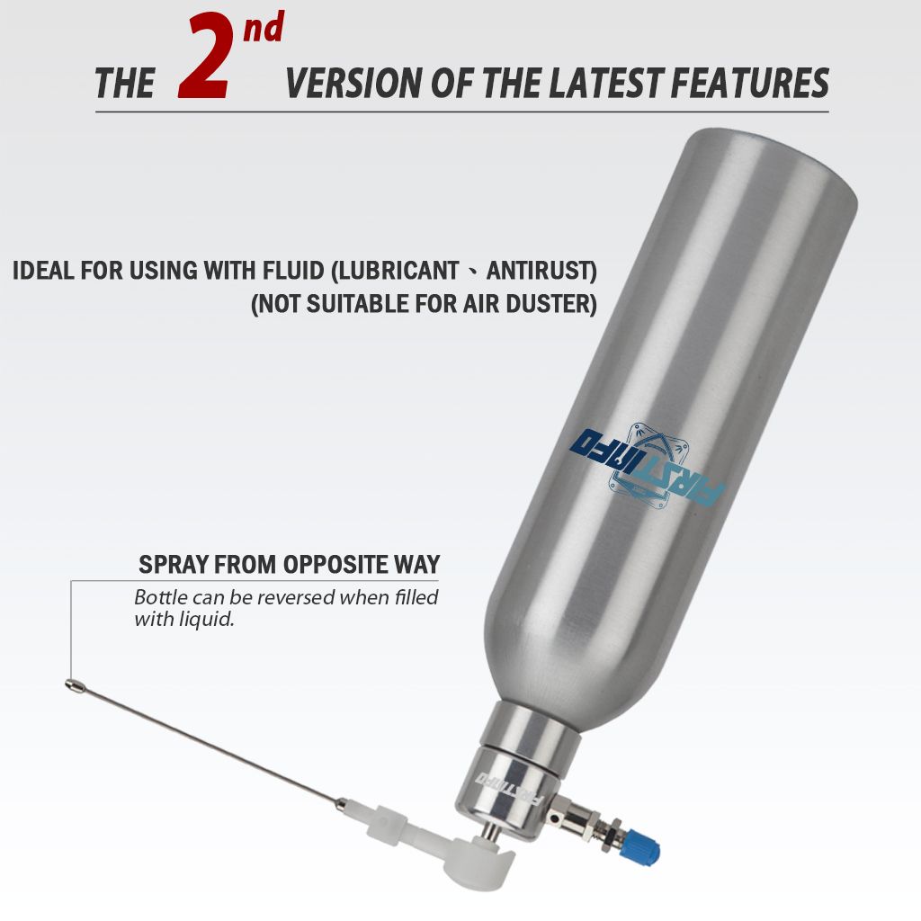 FIRSTINFO Aluminum Can Air / Pneumatic Refillable Pressure Sprayer