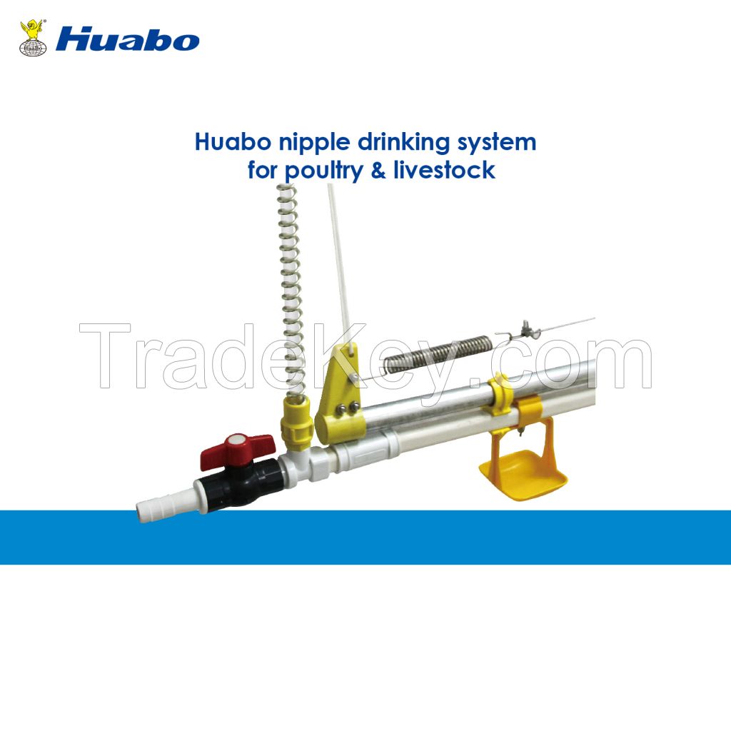 Auto Nipple Drinking System for Poultry Chicken Farm