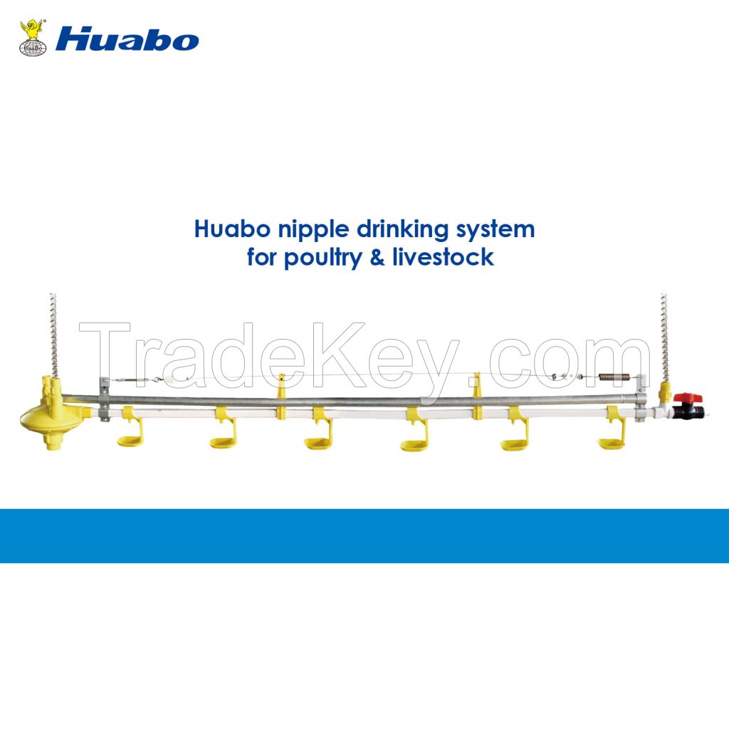 Auto Nipple Drinking System for Poultry Chicken Farm