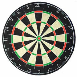 Bristle dartboards