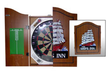 Cabinet dartboard