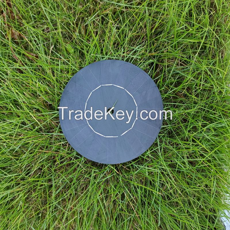 Monocrystalline Solar Cell Circular Garden Water Pump Fountain Solar Module 7v Dia 160 mm Round 1.4w Small PV Penal Solar Panel