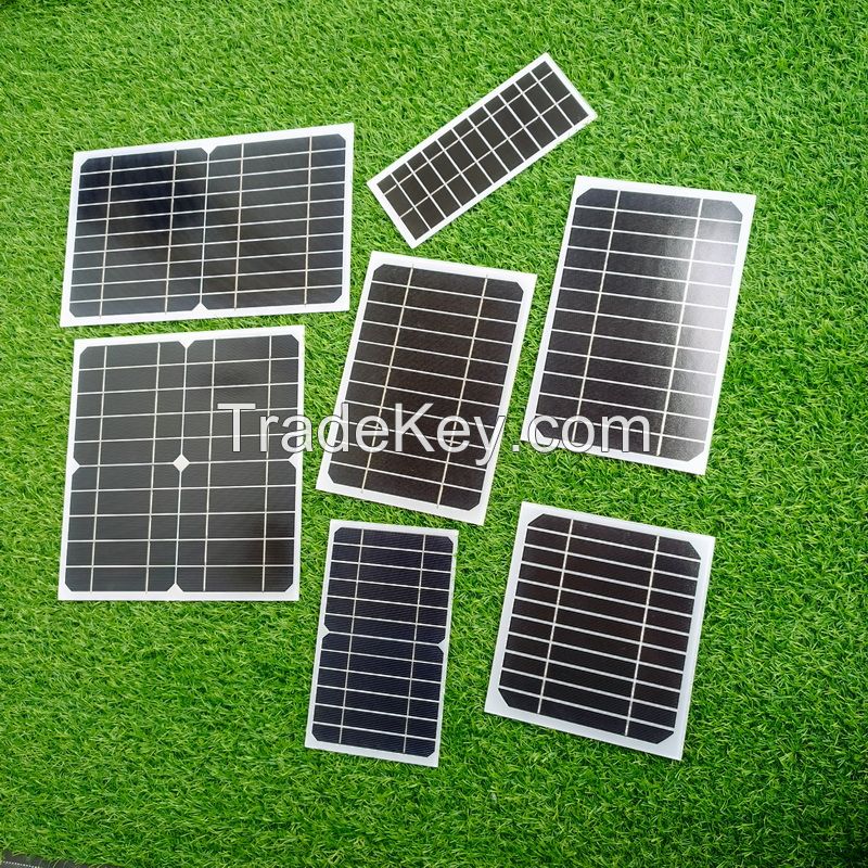 Small Customized Mini Solar Modules for solar lights education kits Glass Laminated Solar Panels