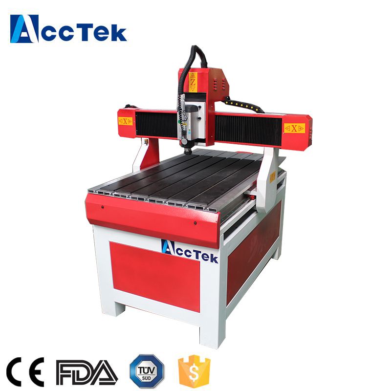 Multifunction wood carving machine beauty typ cnc router 6090, 1.5KW water cooled spindle mini cnc machine