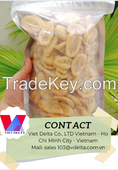 BANANA CHIPS - 100% NATURAL FRUIT - CRISP BANANA CHIPS - HIGH QUALITY - GOOD PRICE FROM VIETNAM