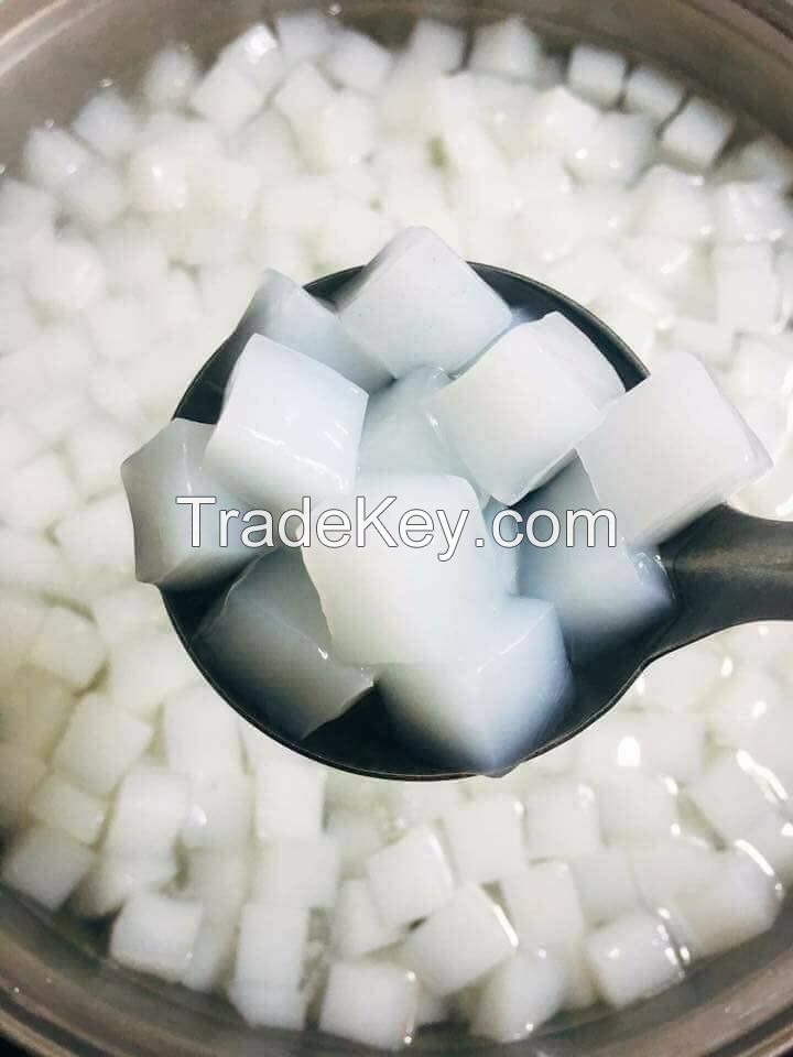 VIETNAM COCONUT JELLY - NATA DE COCO 100% FROM FRESH COCONUT FOR TOPPING, SYRUP AND SNACKS Serena