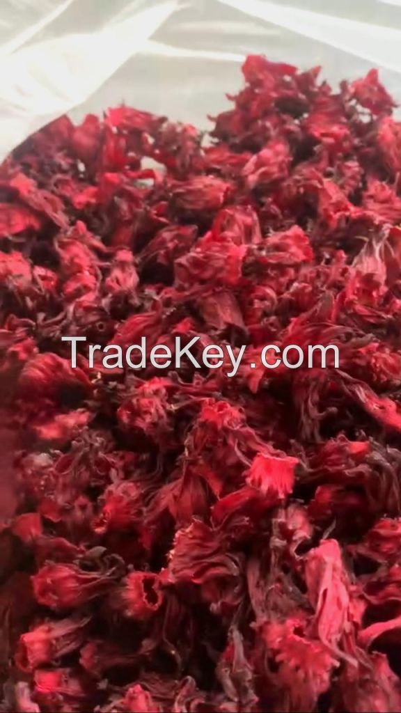 Wholesale Vietnamese dried hibiscus flower all natural in bulk quantity with low price