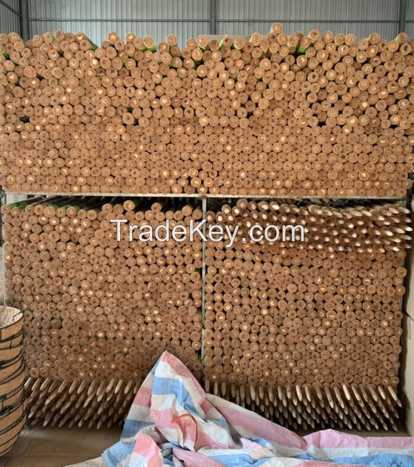 Wholesale Bendable Plant Sticks Support For Climbing Growth Coir Pole Stakes For Indoor Plants Moss Pole For Plant From Vietnam