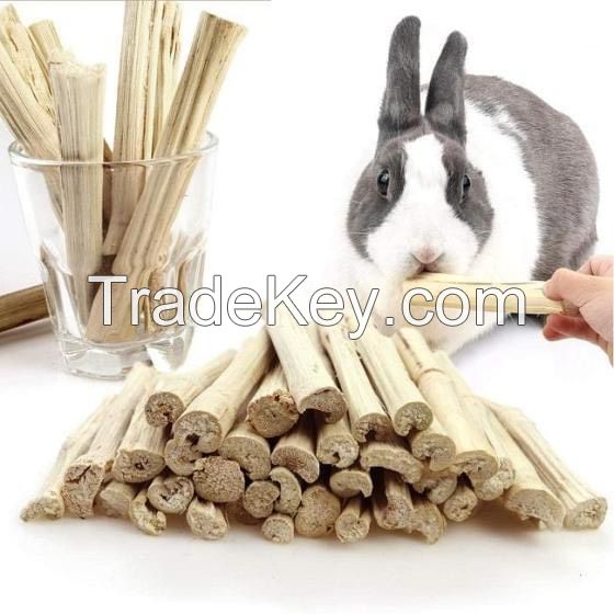 High Quality Dried Sugarcane Sticks: Safe For Pets/ Sweet Sugarcane Chew Toy For Small Animals