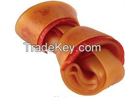 High Quality factory stock dog dental treat knotted bone Human food grade ingredients dog snack for rewards And Cheap Road  From Vietnam