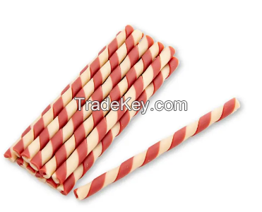 100 % Dog Teething Stick Best Price Best Straw Custom Colorful Disposable Biodegradable Paper Straw For Wholesale From Vietnam