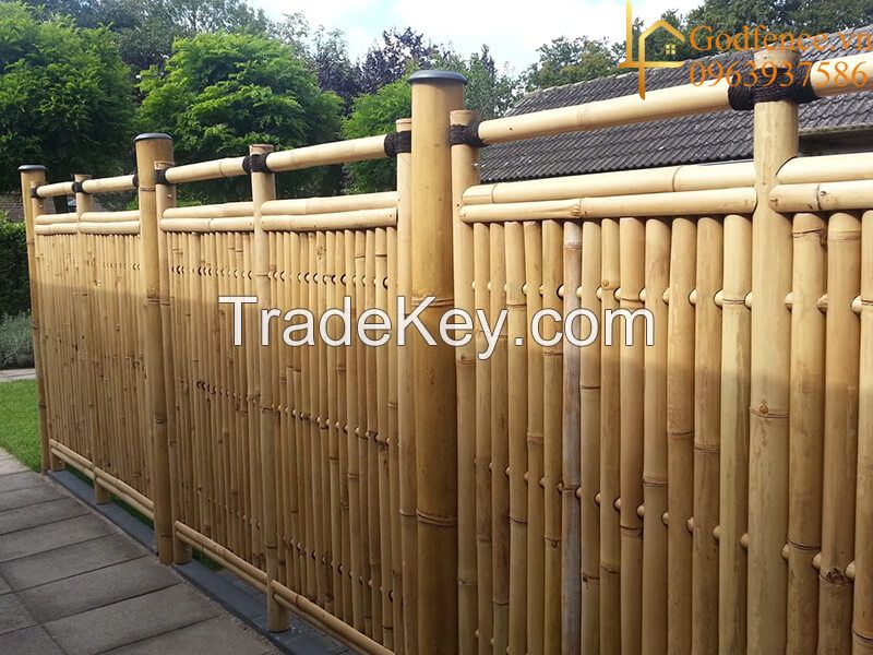 BAMBOO FENCES FROM VIETNAM NATURAL BAMBOO FENCING