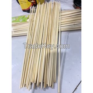 2.5mm 3mm 3.5mm 5mm Wooden BBQ Stick Custom Bamboo Skewer/ BBQ Skewers - Disposable Round Natural Bamboo Skewer