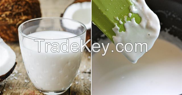 NATURAL COCONUT CREAM/ THE HIGH QUALITY PURE OF SUGAR - FREE 0 COCONUT MILK/ COCONUT CREAM