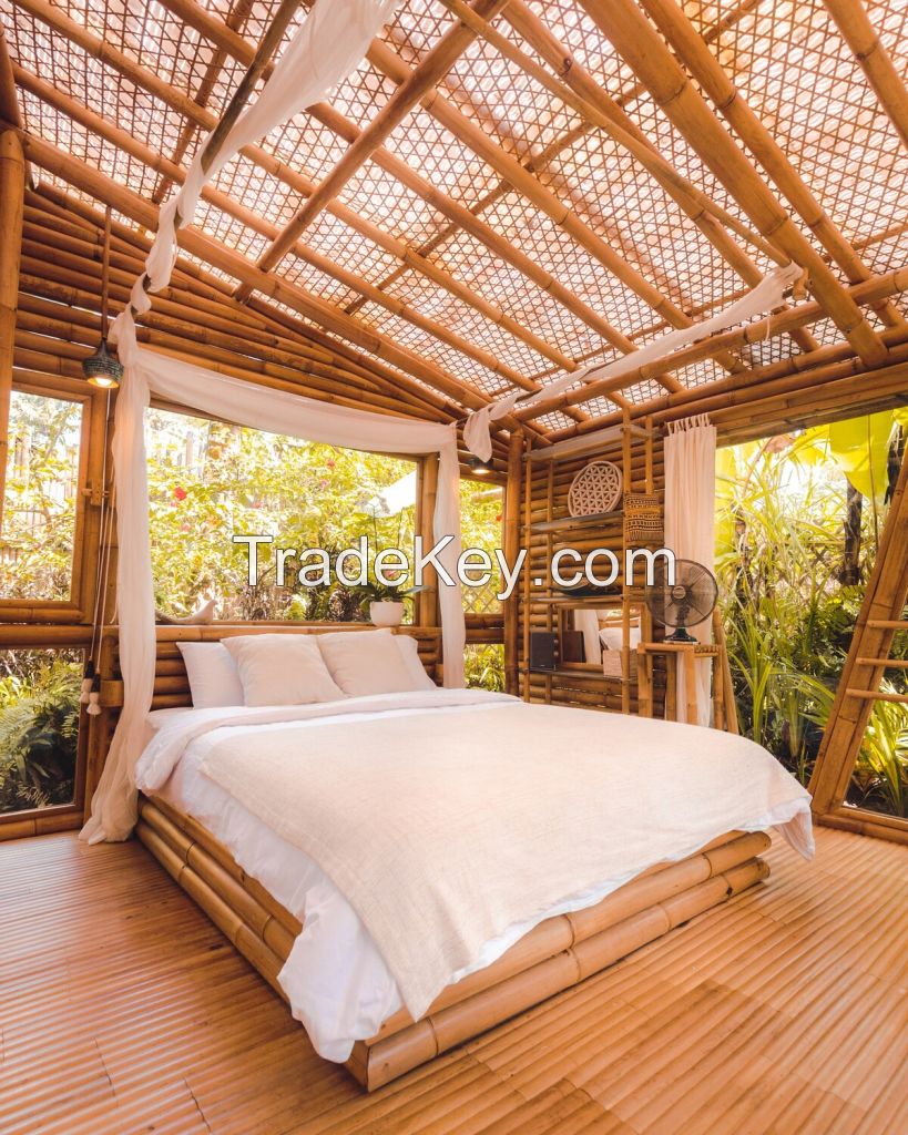 SUPPLIER WHOLESALE BEST PRICE CUSTOMIZED BAMBOO BED SIZE YOUR RESORT/ HOTEL