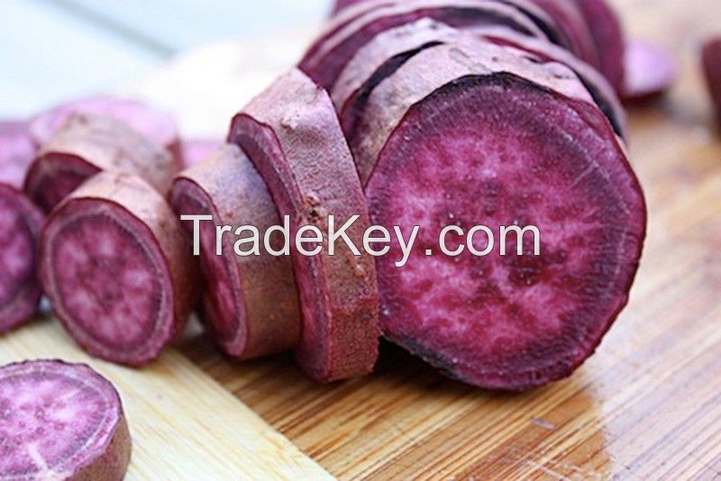 VIETNAMESE ORGANIC FROZEN PURPLE SWEET POTATOES - IDEAL FOR HEALTHY COOKING