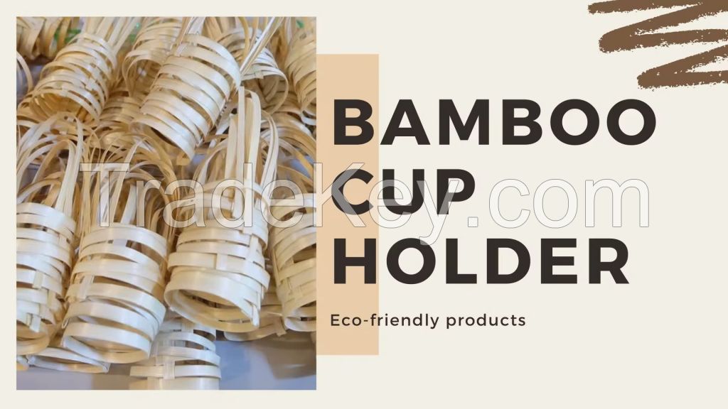 PREMIUM BAMBOO CUP HOLDER // NATURAL DESIGN // DURABLE OVER TIME â�� REASONABLE PRICE FROM VIETNAM