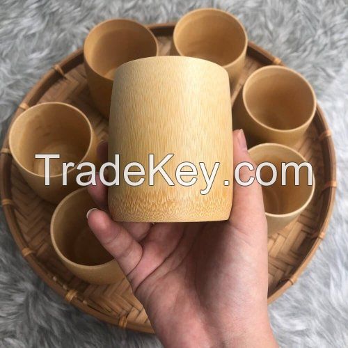 Eco - Friendly BAMBOO DRINKING CUPS made in VIETNAM with PREMIUM  QUALITY / REASONABLE PRICE