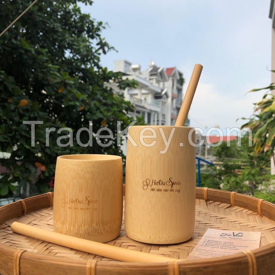 Eco - Friendly BAMBOO DRINKING CUPS made in VIETNAM with PREMIUM  QUALITY / REASONABLE PRICE