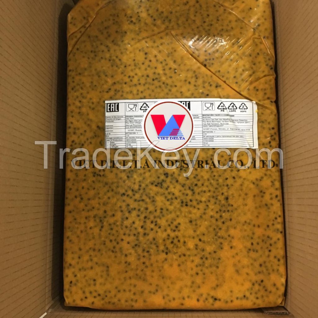 VIETNAMESE FROZEN PASSION FRUIT PULP - PREMIUM QUALITY FROM VIETNAM