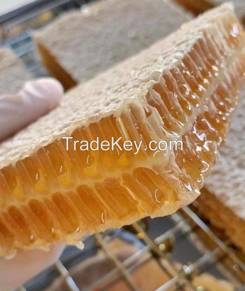 VIETNAMESE RAW HONEY COMB - 100% NATURAL FROM FINEST HIVES, NATURAL SWEETNES 